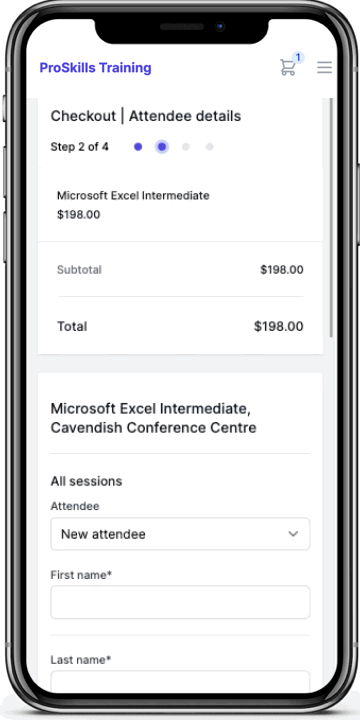 Custom booking form to suit your business needs