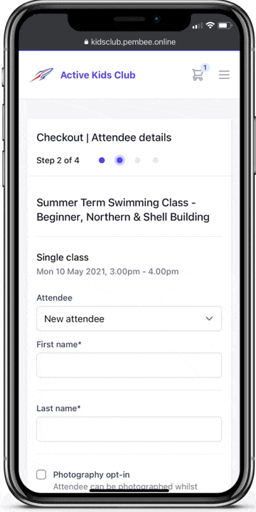 Custom booking form that suits your business needs